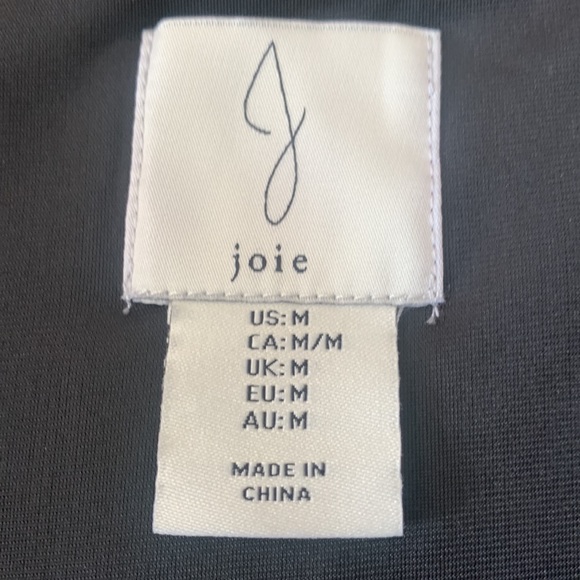 Joie Vegan Faux Leather Alligator Print Tummy Control Black Pants Size M - Picture 14 of 15